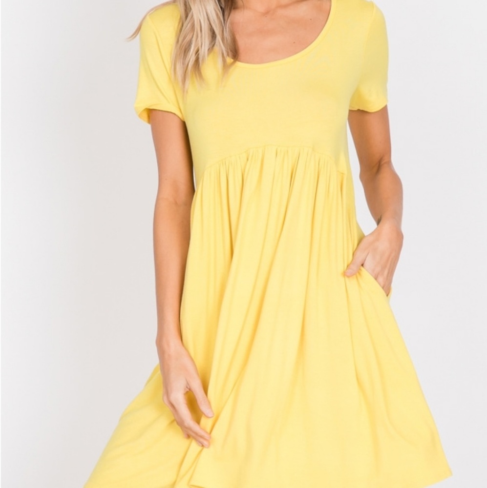 Yellow muse dress